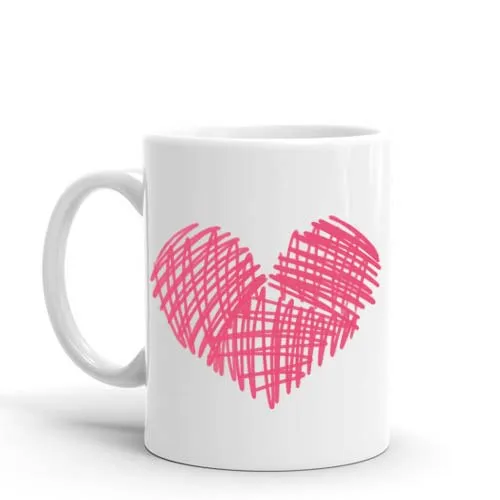 Marker Heart Mug