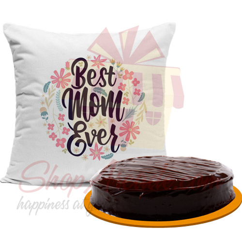 Best Mom Cushion With Cake