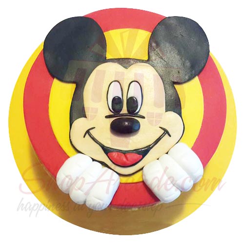 Mickey Mouse Face Cake 5lbs