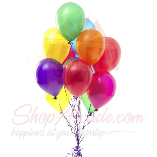Colourful Balloons (12 Pcs)