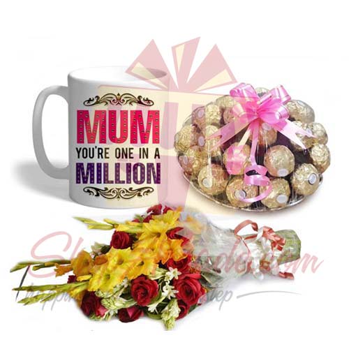 Chocs Mug Bouquet For Mom