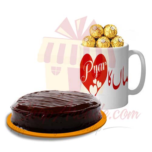 Maa Choco Mug With Cake