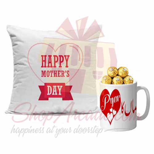 Mother Day Cushion With Choc Mug