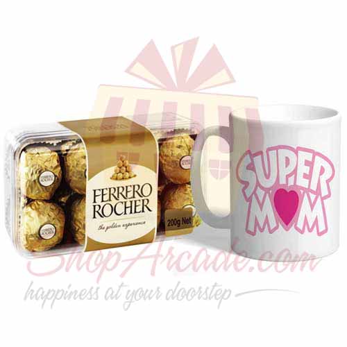 Super Mom Mug With Ferrero