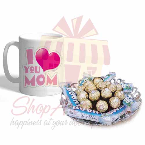 Mom Mug With Choc Tray