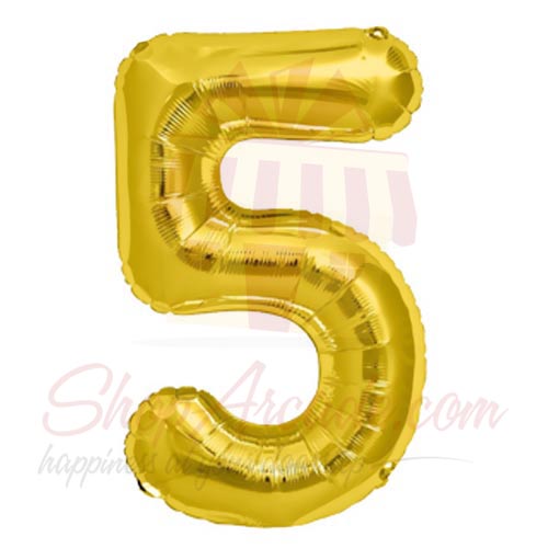 5 Number Balloon