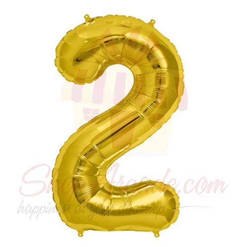 2 Number Balloon