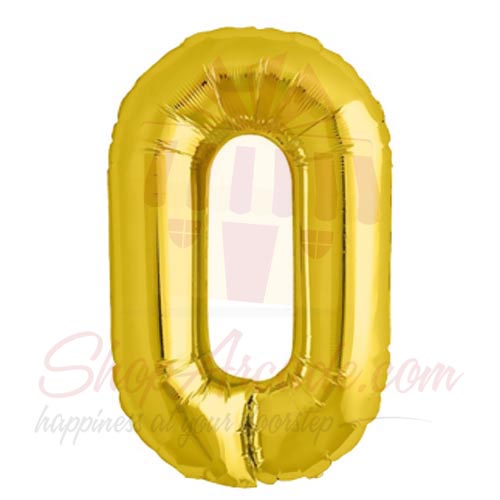0 Number Balloon