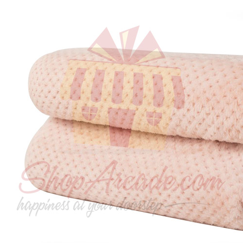 Peachy Popcorn Single Fleece By Gul Ahmed