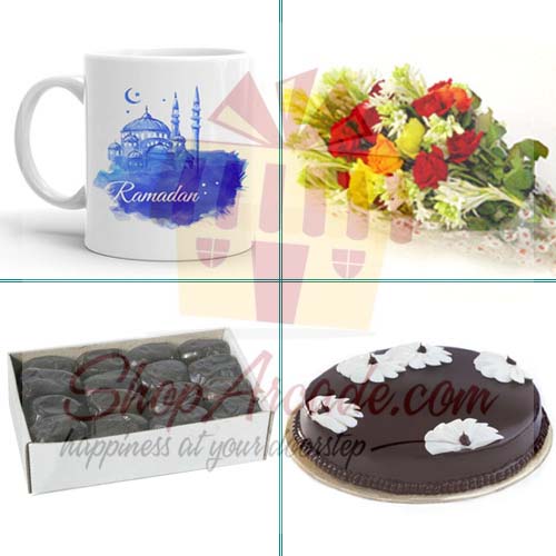 Cake Mug Flowers Dates