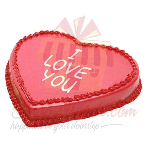 Red Heart Cake 2lbs-Hobnob