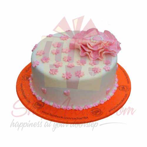 Pink Flower Cake - Sachas