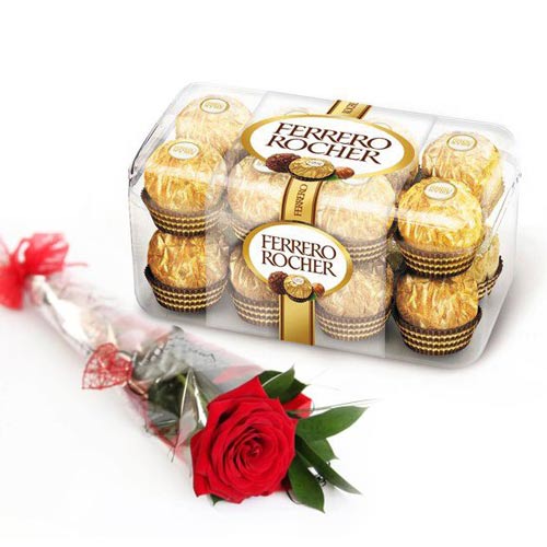 Ferrero With Imported Rose