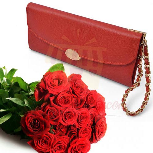 Wallet With Roses