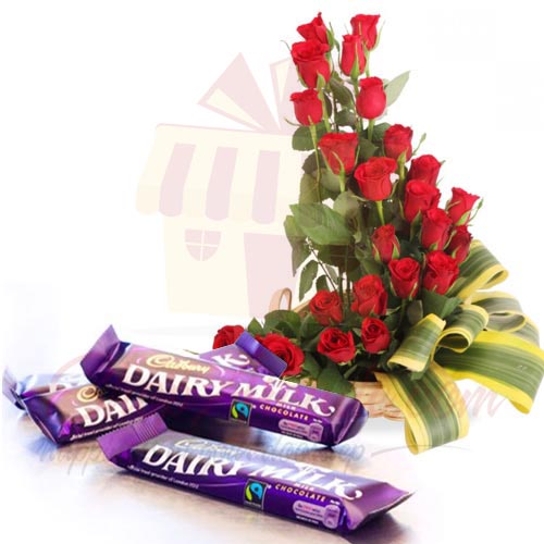 Roses With Cadbury