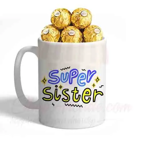 Ferrero In A Super Sister Mug