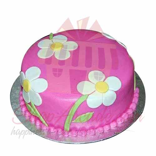 Pink Flower Cake 4lbs