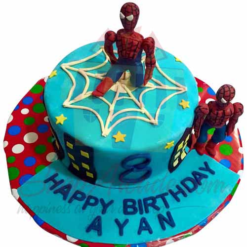 Spider Man Theme Cake 5 lbs