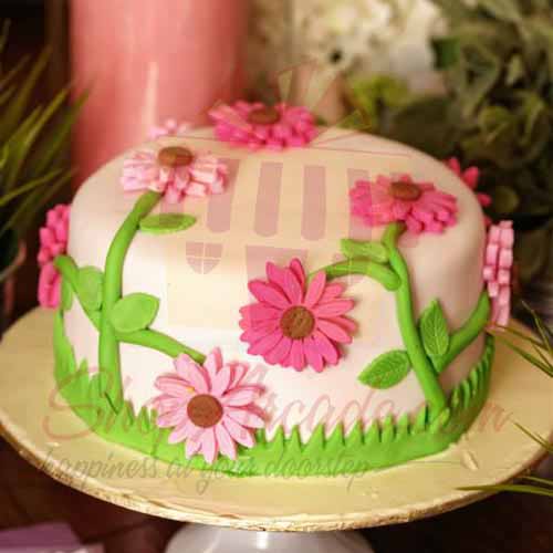 Pink Daisies Cake 4lbs