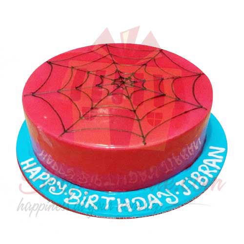 Spider Man Cake 5lbs-Black And Brown