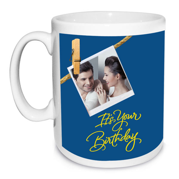 Happy Birthday Photo Mug