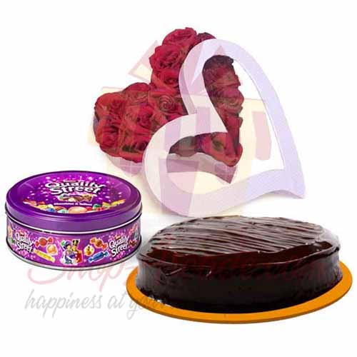 Rose Heart Cake Chocolates