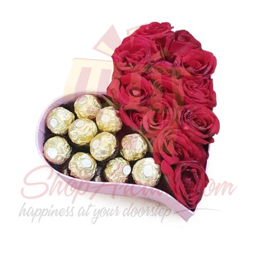 Rose And Choc Half