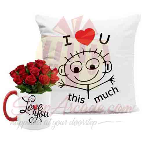 Cushion With Love Rose Mug