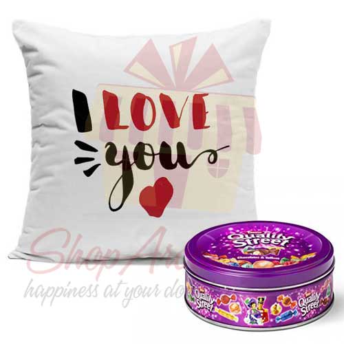 Quality Street With Love Cushion