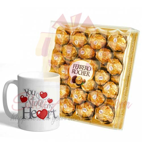 Mug With Large Ferrero Box