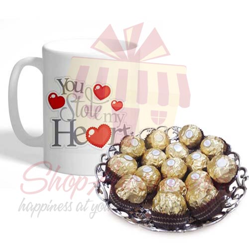 Mug With Rocher Tray