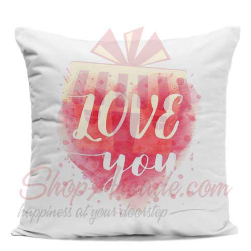 Pink Heart Love Cushion