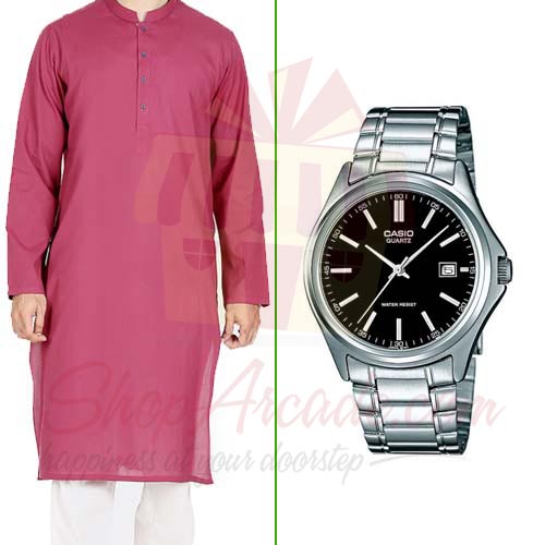 Kurta With Watch