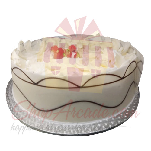 White Fruit Cocktail Cake 2 lbs -Tehzeeb