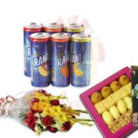 mithai-with-flower-and-juices