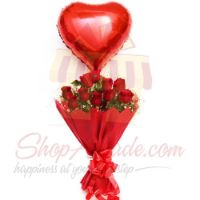 heart-balloon-in-rose-bunch