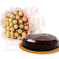 cake-with-ferrero-bouquet