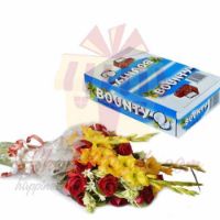 bouquet-with-bounty-box