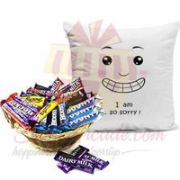 sorry-cushion-with-choc-basket