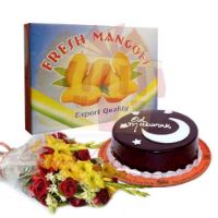 mangoes-with-eid-cake-and-flowers