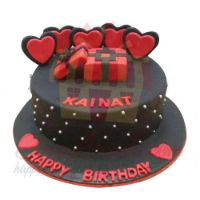 heart-cake---black-and-brown