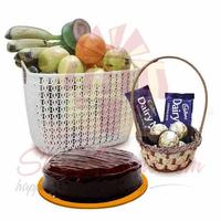 fruits-with-choc-basket-and-cake