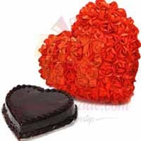 rose-heart-with-heart-cake