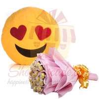 ferrero-bouquet-with-emoji-cushion